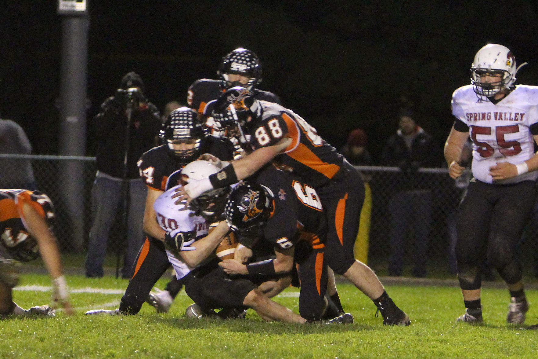 Spring Valley at Elk Mound football 10-4-19